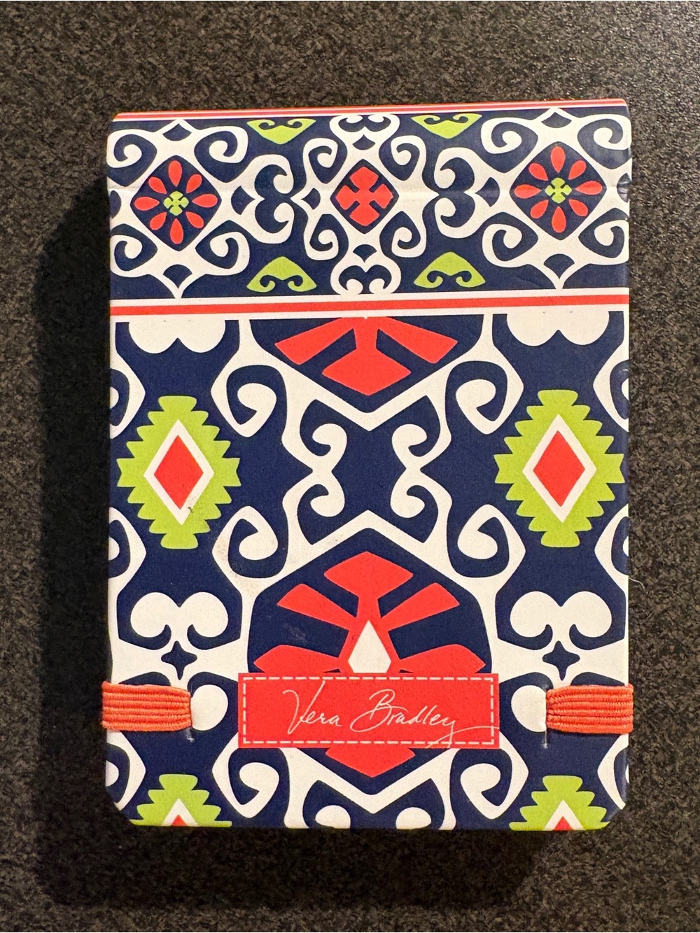 Vera Bradley NWOT Fabric Spiral Mini Notebook w Closure-Retired Sun Valley Print